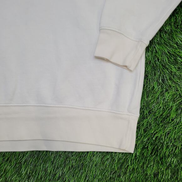 NIKE Center-Swoosh Hoodie Womens S/M 24x26 Oversized White - Picture 13 of 13